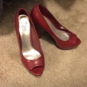 City streets high heels